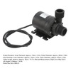 Brushless Water Pump DC12V 16.4ft Lift Height I68 Waterproof Low