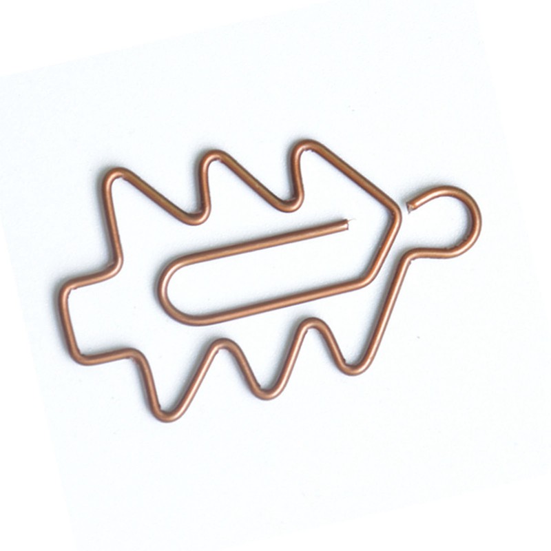 100Pcs Cute Paper Clips Retro Christmas Style Exquisite Color Wide