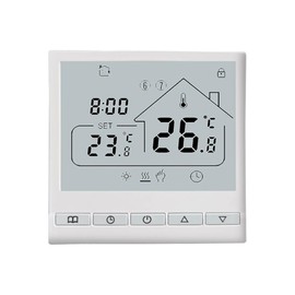 Smart Thermostat 5+2 Programmable 3A Water Heating Thermostat DIY Install LCD Display Smart Temperature Controller Digital Thermostat for Office/Home