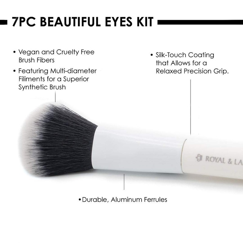 MODA Royal & Langnickel Travel Size Makeup Brushes Set with