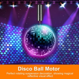 4 Pack Wind Spinner Motor Hanging Display Motor Battery Operated 20 RPM Rotating Motor Multi-Purposes for Wind Spinner Mobile Yard Decor Hanging Ornament Outdoor Sculptures-Medium Speed (4 Pcs Black)