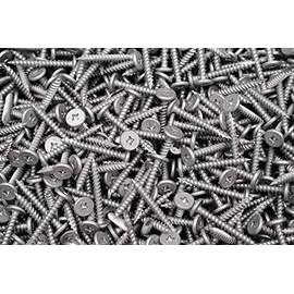 (500) Combo Drive Phillips/Square 10 x 1-1/2 Pancake Head Wood Screw Type 17