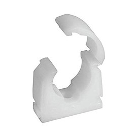 Bulk Hardware BH04498 Single Hinged Pipe Clip, 15 mm - Pack of 15