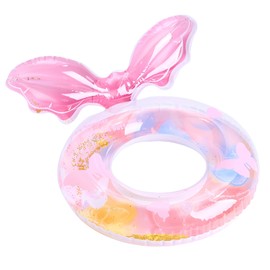 ACTOYS Children's Swimming Ring, Swimming Ring, Flamingo Children, Unicorn Swimming Ring, Children, Swimming Ring, Sequins Swimming Ring, Pool Toy (Pink Mermaid)