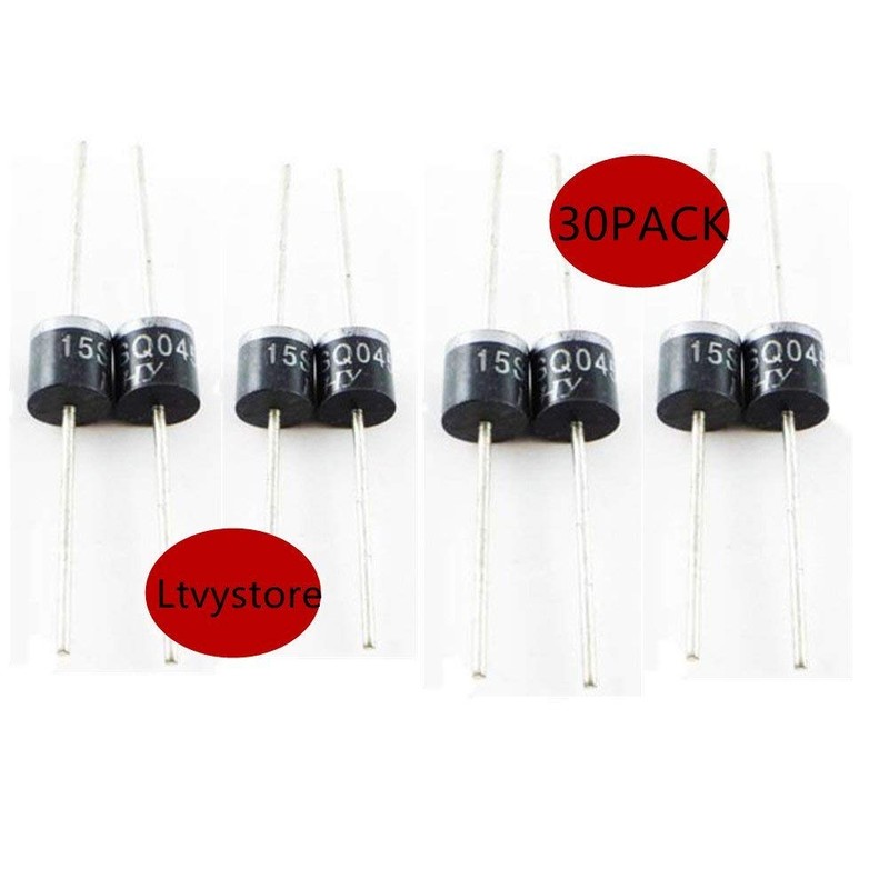 Ltvystore 30PCS 15Amp Diode Schottky Blocking Diodes Compatible for Solar