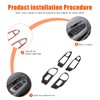 Heutamo Door Window Lift Switch Button Panel Cover Trim Compatible