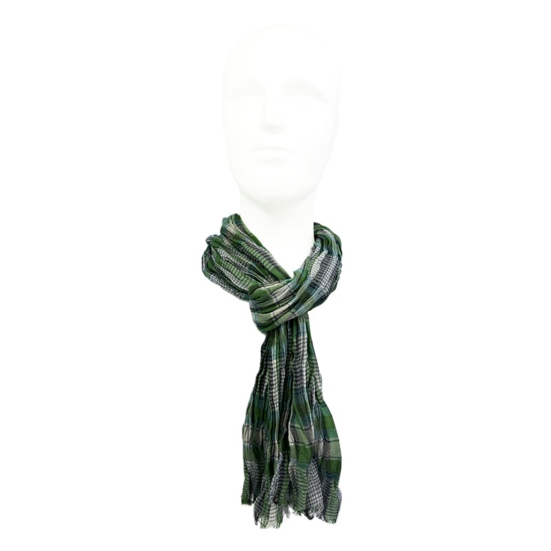 Rotfuchs Lightweight Cotton Scarf Women's Scarf Men's Scarf Crinkled Look