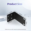 PhyinLan Universal Rack Mount Kit 1U Rack Ears for NETGEAR