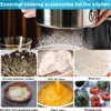 Flour Sieve Stainless Steel Round Flour Mesh Sifter Sieve Fine