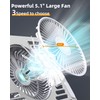 SHUWEI Portable Laptop Cooling Stand, Foldable & Adjustable Aluminum Stand