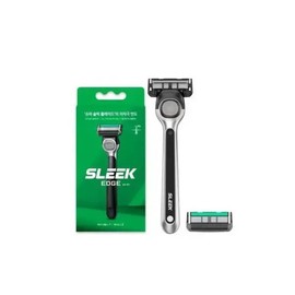 SLEEK Slick Edge Razor 2UP (1 blade + 2 blades) SLEEK Sleek Edge Razor 2UP (1 blade + 2 blades) / SLEEK 슬릭 엣지 면도기 2UP (기1+날2) SLEEK 슬릭 엣지 면도기 2UP (기1+날2)