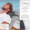 CalmyBEACH Beach Cushion Filled with Attachment Strap 32 x 20