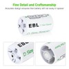 EBL D Size Battery Adapters, AA to D Size Battery