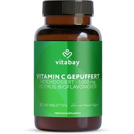 Vitamin C 1000 mg + Bioflavonoids - Time Released - Vegan Tablets