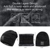 Bequemer Laden Mens Winter Beanie Hat Scarf Set Warm Knit