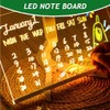 LED Note Board with Colors 5.9" x 5.9"