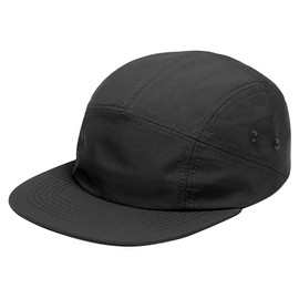 COOLSOME 5 Panels Hat Assorted Color Basic Daily Wear Breathable Airy Quick Dry Cap (US, Numeric, 7, 7 1/2, Black M Size)