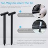 100pcs Universal Nylon Cable Buckles, Cable Buckle, Self-Locking Car Ties,