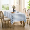 Maymiss Gingham Tablecloth Rectangle Checkered Tablecloth Waterproof