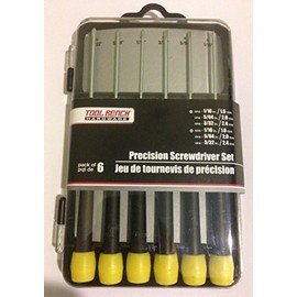 Precision SCREWDRIVER SET 6 piece Jewelers KIT 3 slotted + 3 phillips small Mini