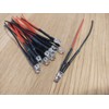 USA-LEDs 5pcs Pre-Wired 5mm BLUE LEDs! 3VDC! 5 Super Bright