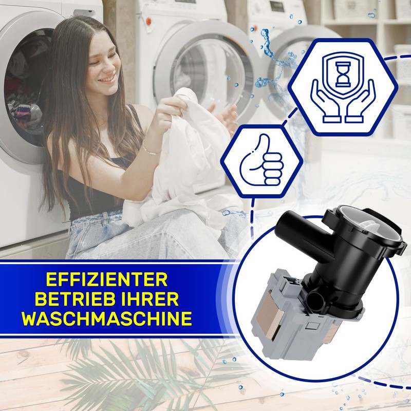 Electric Pump for Washing Machines 220/240V 40W with Original Code