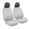 2 PCS Car Seat Headrest Cover, Breathable Stretch Fully Surrounded