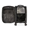 Brookstone Luggage Harbor Spinner Suitcase, Dark Charcoal, Carry-On