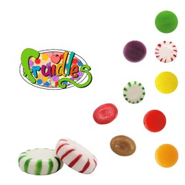 Fruidles Deluxe Mix Discs Button, Hard Candy, Individually Wrapped (Half-Pound)
