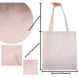 TSOTMO Labyrinth Quote Tote Bag Galentine's Gift Empowering Tote Bag Feminist Gift THE BABE WITH THE POWER (C.Power Canvas)