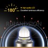 Ruiandsion 4pcs E10 LED Bulbs 3V 6000K White LED Bulbs