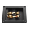 4 Copper Binding Post Terminal Cable Connector Speaker Terminal Box