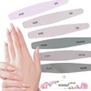 La Sachi Nail File Set, Washable, Nail File, 6 Pieces