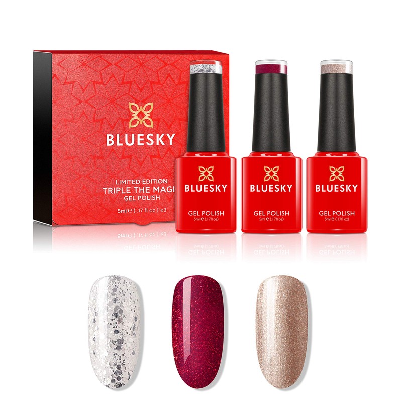 BLUESKY Beauty Kit (Limited Edition) Manicure Set with Shellac +