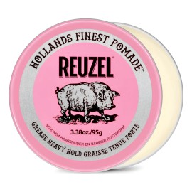 Reuzel Pink Cera Pomada Para Cabello Hombre Fij Fuerte 95g