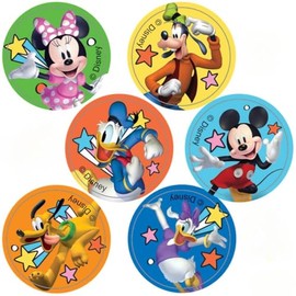 SmileMakers Mickey Mouse Funhouse Mini Dot Stickers, 2.5 Inch Sheets, 100 Sheets, 600 Total Stickers