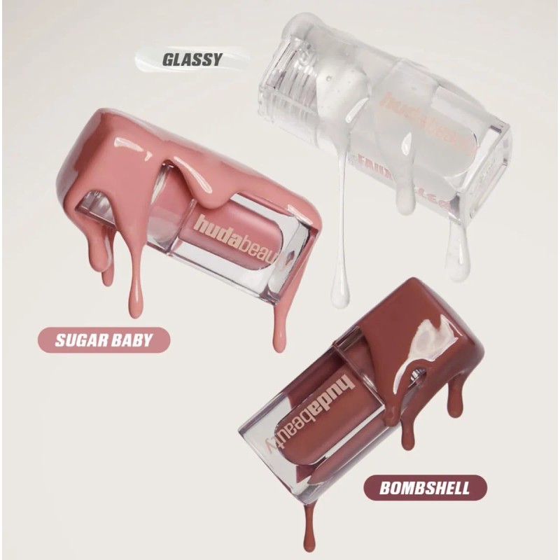 Huda Glossiest Gloss Mini Kit - Faux Filler Extra Shine
