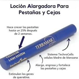 Suero Alargador De Pestañas Celullar Lash System Terramar  Cellular Lash Growth Serum, 5ml                                                            