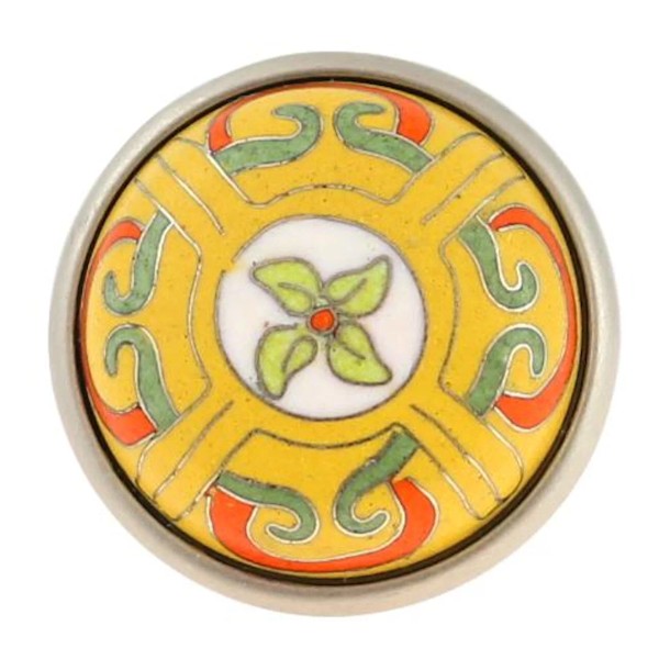 (12 Pack) 1-5/8" Cloisonn? Design Knob Brushed Satin Pewter