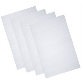 Pllieay 4 Pieces 14 Count Reserve Aida Cloth White Cross Stitch Cloth 45 x 30 cm Cotton Aida Fabric for Embroidery