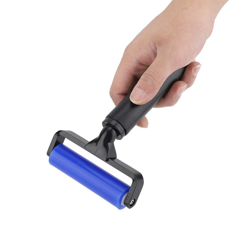 4 Inch Silicone Manual Roller Anti Static Cleaner Tool, Under