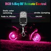 JXOFROAD RGB RF Remote Dual Controller for Motorcycle LED Strip