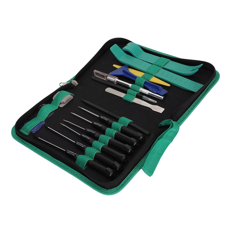 Professional Electronics Opening Pry Tool Repair Kit with Metal Spudger
