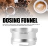 Dosing Funnel Aluminium Alloy Splash Proof Rotatable Coffee Dosing Ring