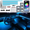 Acrylic Interior Car LED Strip Light, RGB 10 in 1