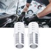 1 Pair 3/4 to 3/4in Hose Barb Splice Coupler Aluminum