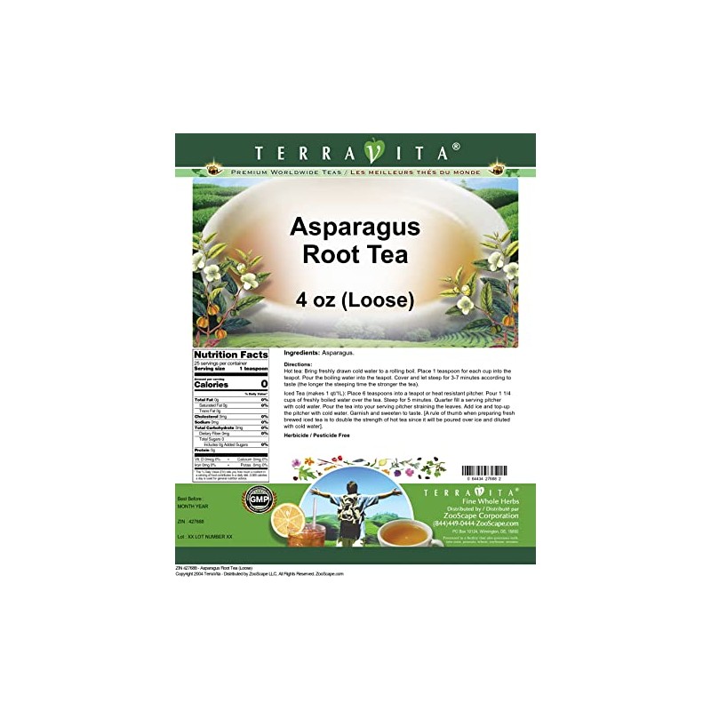 Asparagus Root Tea (Loose) (4 oz, ZIN: 427688)