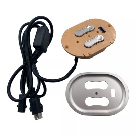 Kaidi KDH240-002 Power Recliner 4 Button 5 Pin Round Switch Control with USB