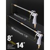 JASTIND Industrial Air Blow Gun with Brass Adjustable Air Nozzle,