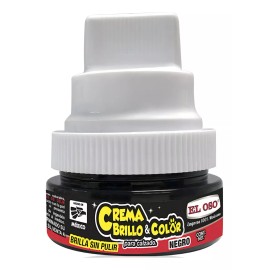 El Oso Crema Para Calzado El Oso Brillo Y Color Negro 60g